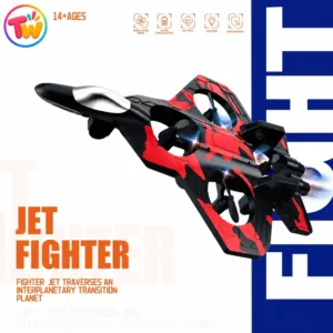Jet Fighter Flying Toy – 360° Roll Remote Control Aircraft for Kids & Teens