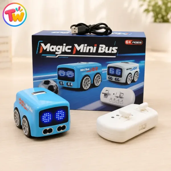 Magic Mini Bus 2.4G R/C – Remote Control Toy Bus with 360° Rotation