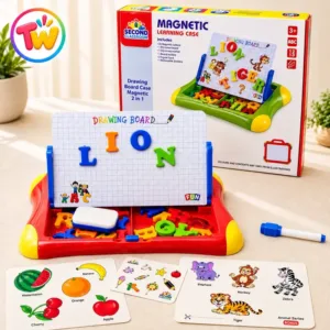 Magnetic Learning Case – 2-in-1 Magnetic Drawing & Learning Board