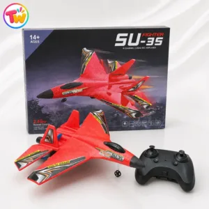 SU-35 Fighter RC Airplane – 4-Channel 2.4GHz Remote Control Plane | 14+