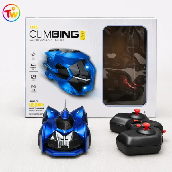 Climbing Wall RC Car – Wall Climbing Remote Control Car with LED Lights & 2.4GHz Control