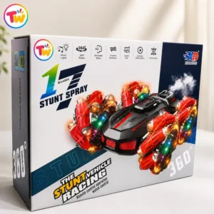 360° Stunt Spray Vehicle Racing Car with Lights & Remote Control